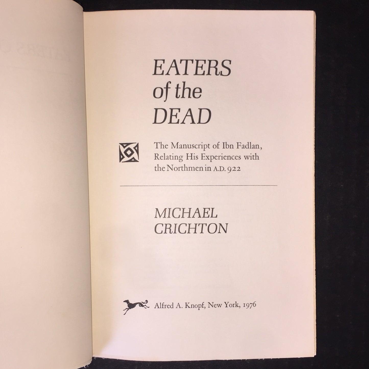 Eaters of the Dead - Michael Crichton - 1st Edition - 1976