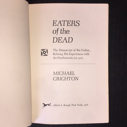 Eaters of the Dead - Michael Crichton - 1st Edition - 1976