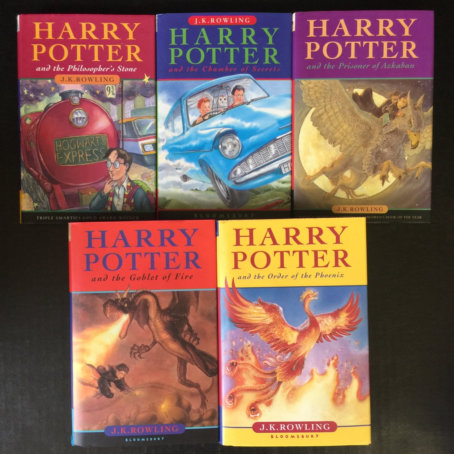 Harry Potter Box Set - UK Edition - 5 Volume Set - J. K. Rowling - 2003