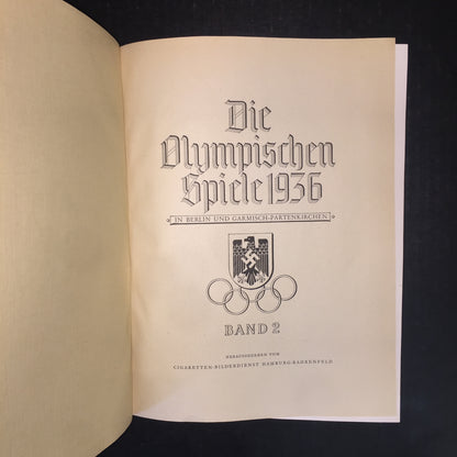 Die Olympischen Spiele 1936 - Cigaretten-Bilderdienst Hamburg-Bahrenfeld - 1936