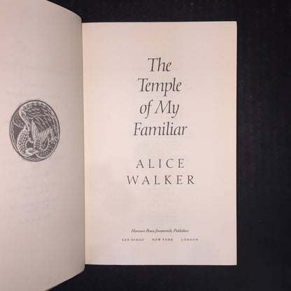 The Temple of My Familiar - Alice Walker - 1st Edition - 1989