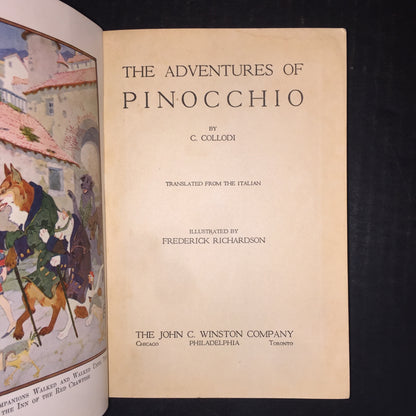 Pinocchio - C. Collodi - Color Plates - Circa 1930s