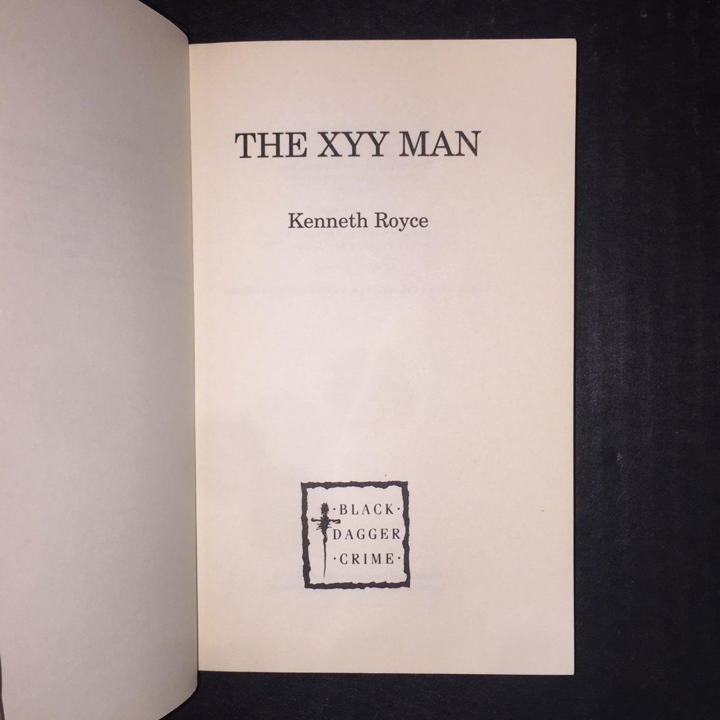 The XYY Man - Kenneth Royce - UK Edition - 1995