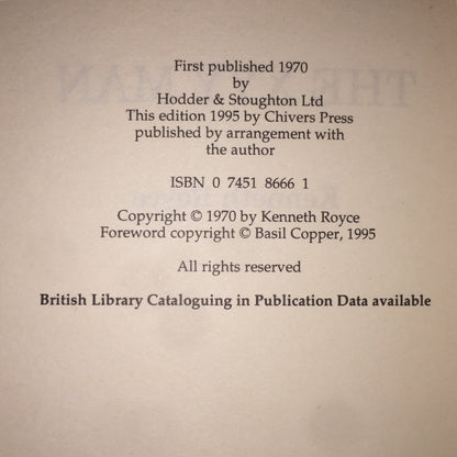 The XYY Man - Kenneth Royce - UK Edition - 1995