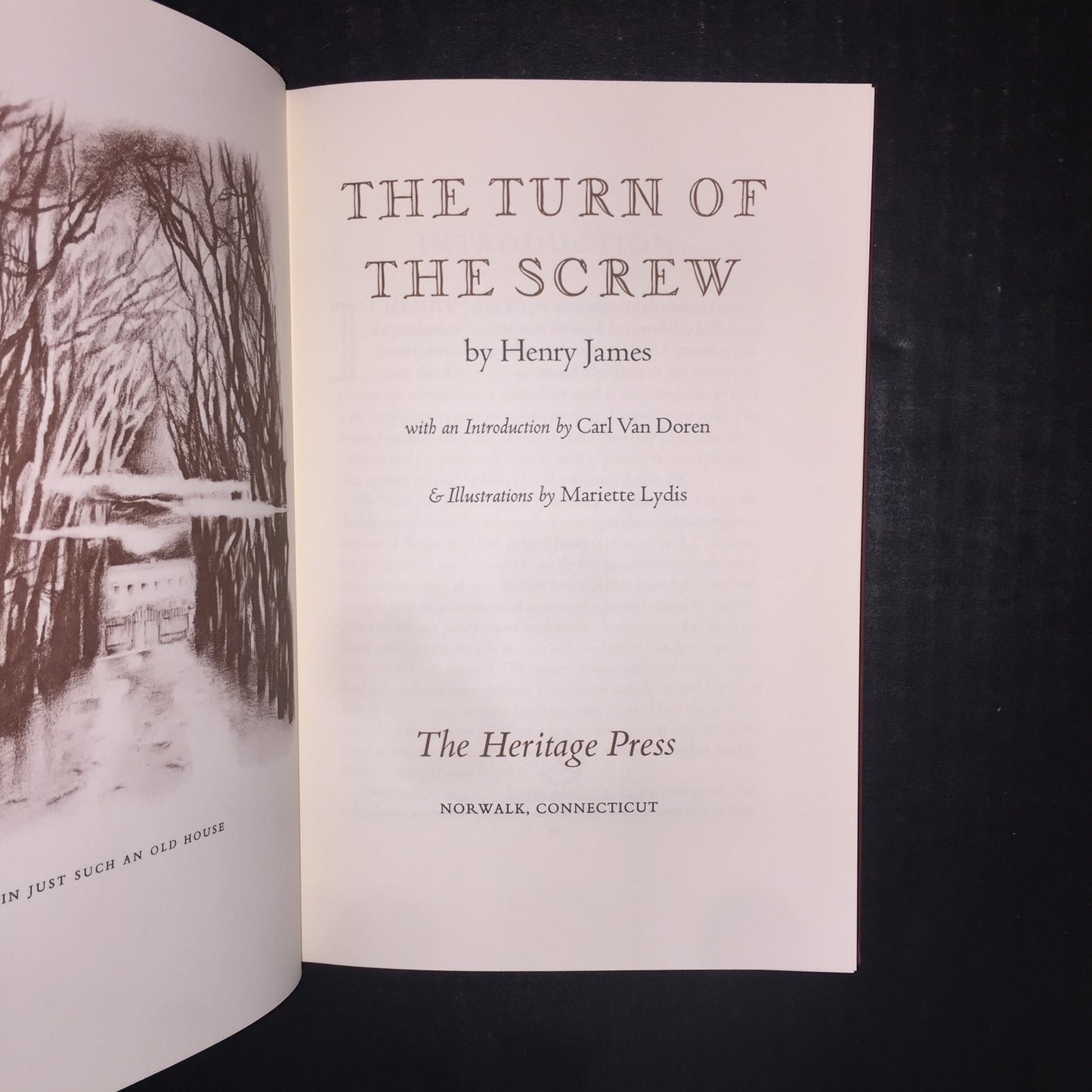 Turn of the Screw - Henry James - Heritage Press - 1977