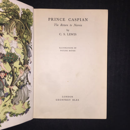 Prince Caspian - C.S. Lewis - 1st UK Edition - 1951