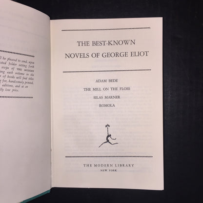 The Best Known Novels of George Eliot - George Eliot - 1940