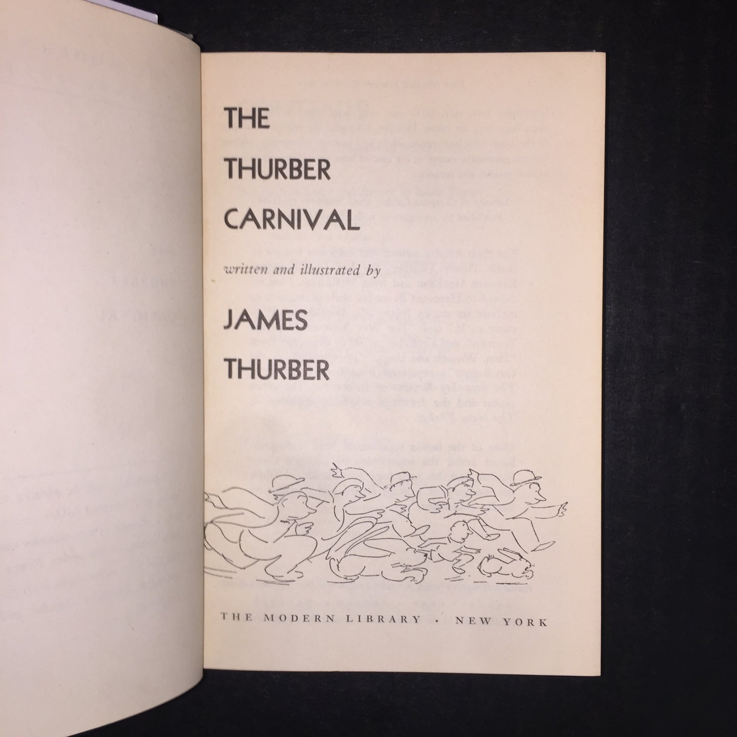 The Thurber Carnival - James Thurber - 1st Thus - 1957