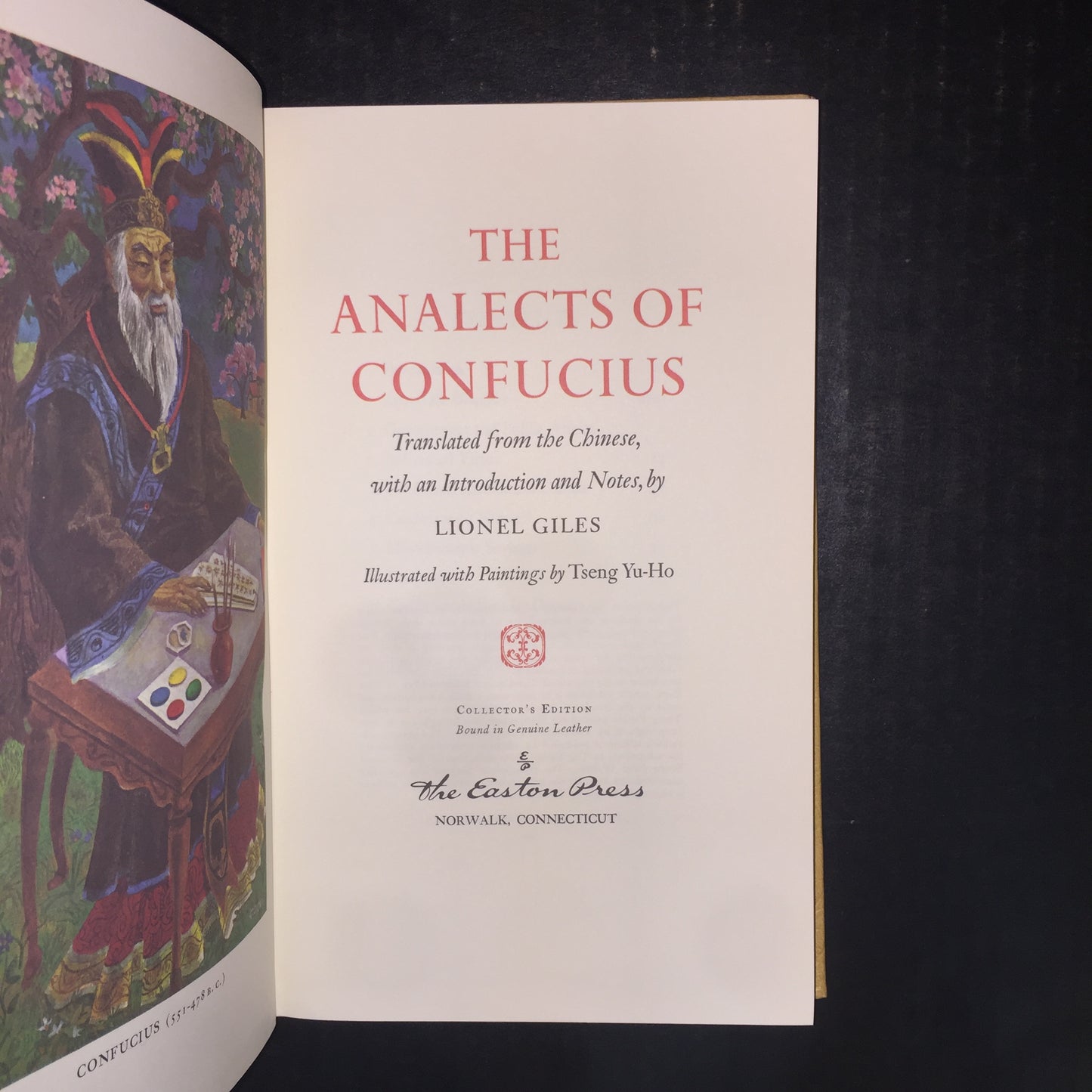 The Analects of Confucius - Confucius -Easton Press - 1976