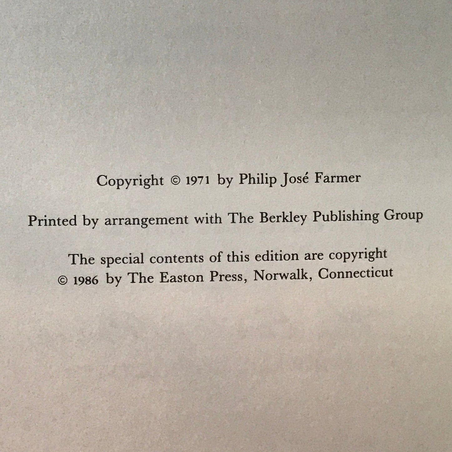 To Your Scattered Bodies Go - Philip Jose Farmer - Easton Press - 1986