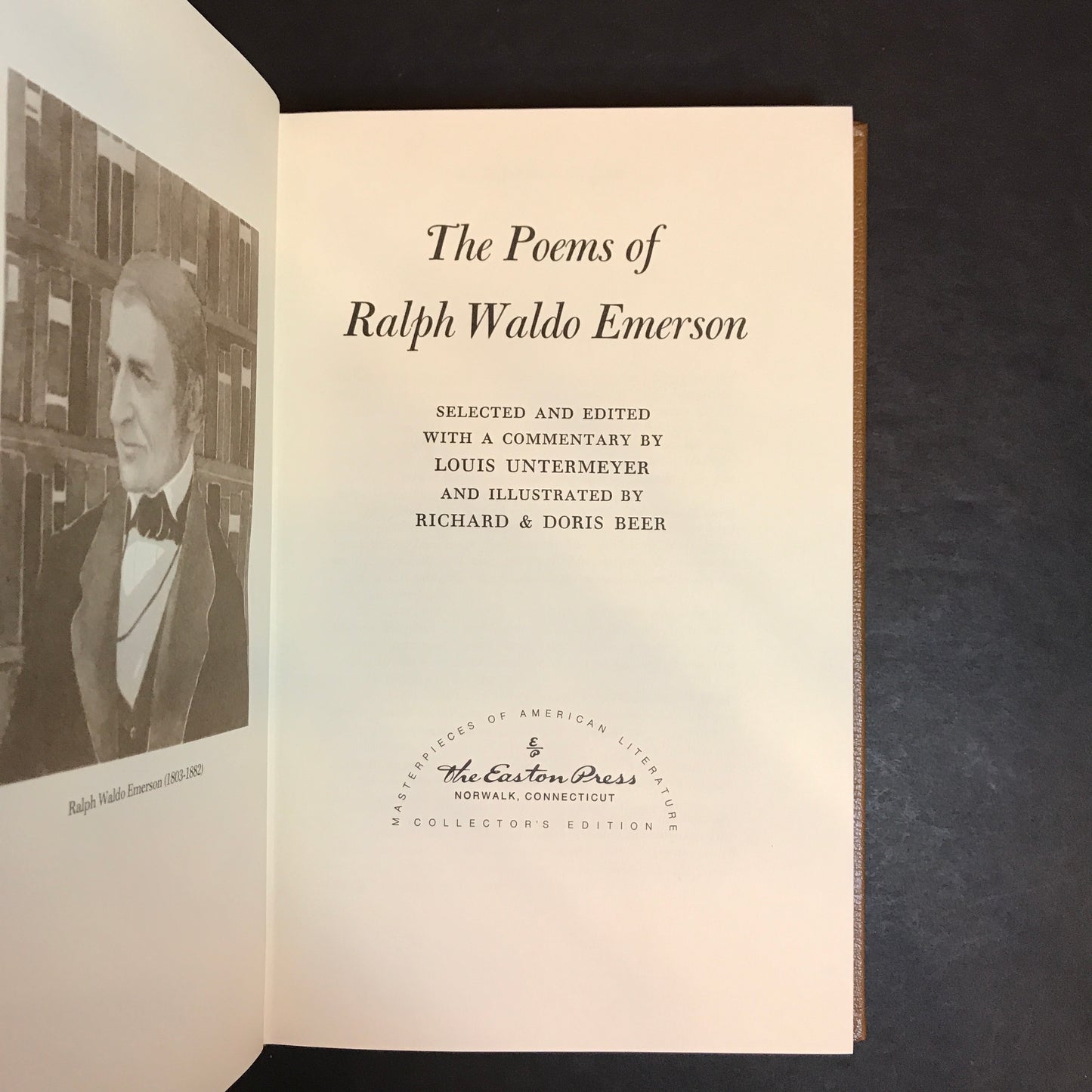 The Poems of Ralph Waldo Emerson - Emerson - Easton Press - 1945