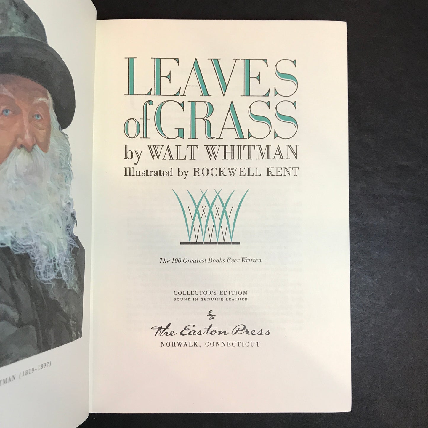 Leaves of Grass - Walt Whitman - Easton Press - 1977