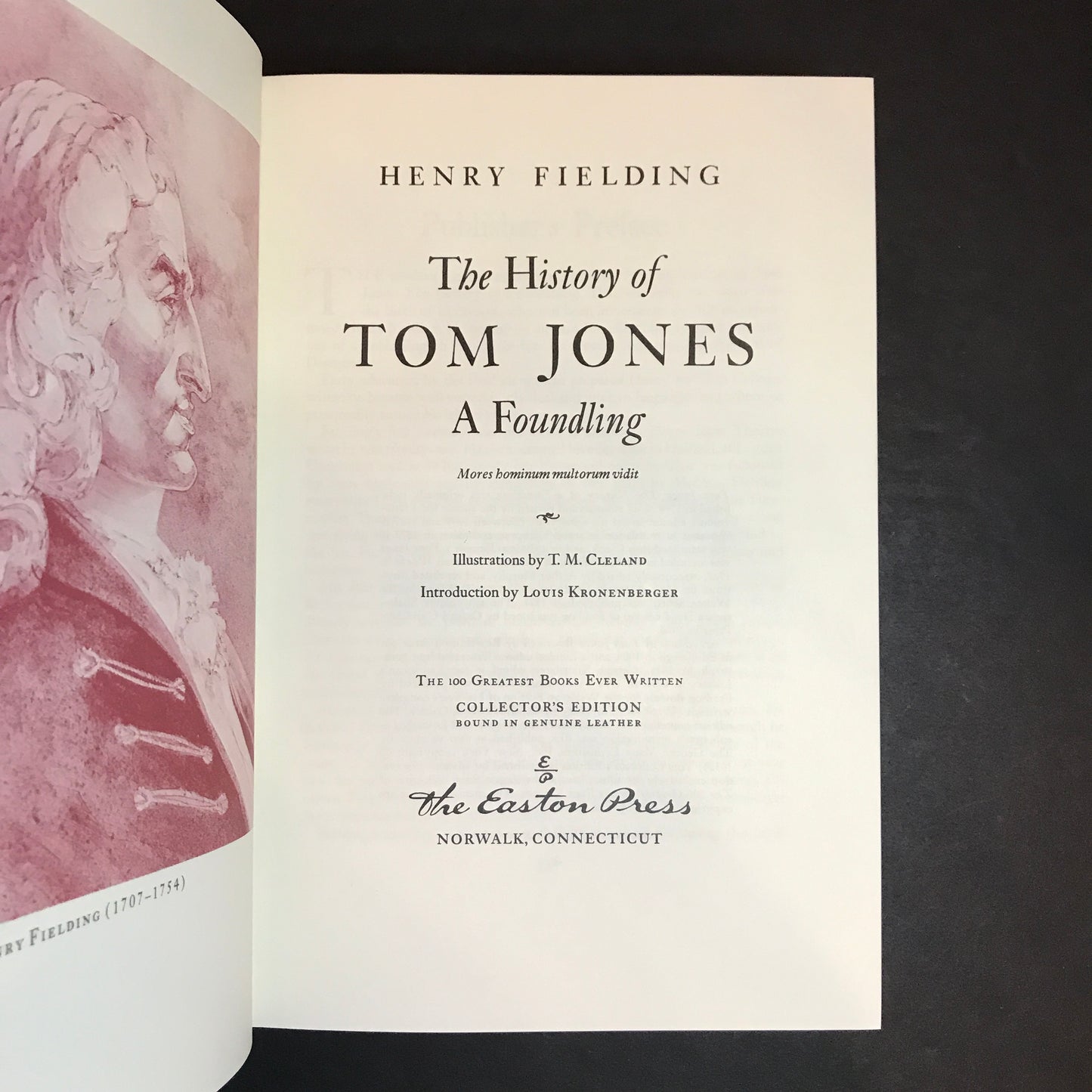 Tom Jones - Henry Fielding - Easton Press - 1979