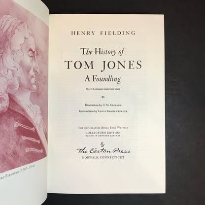 Tom Jones - Henry Fielding - Easton Press - 1979