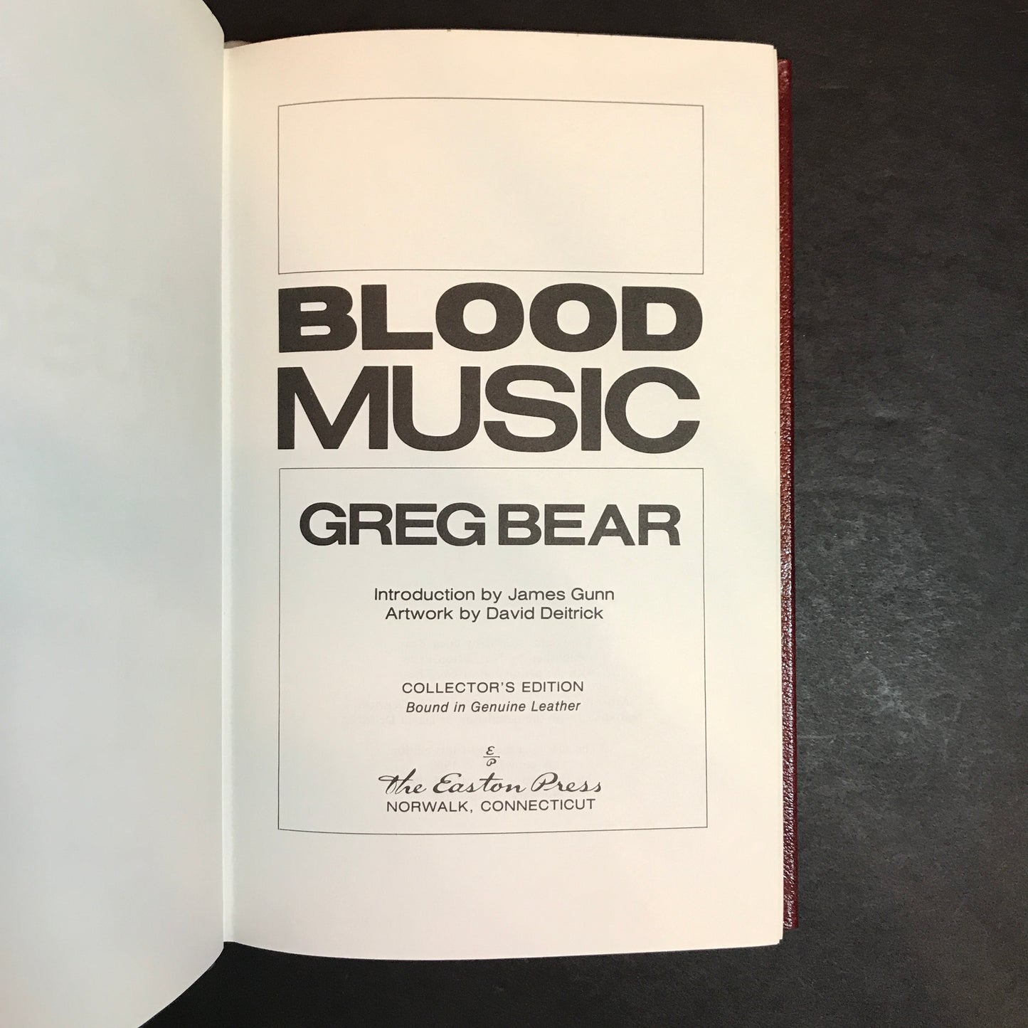 Blood Music - Greg Bear - Easton Press - 1990