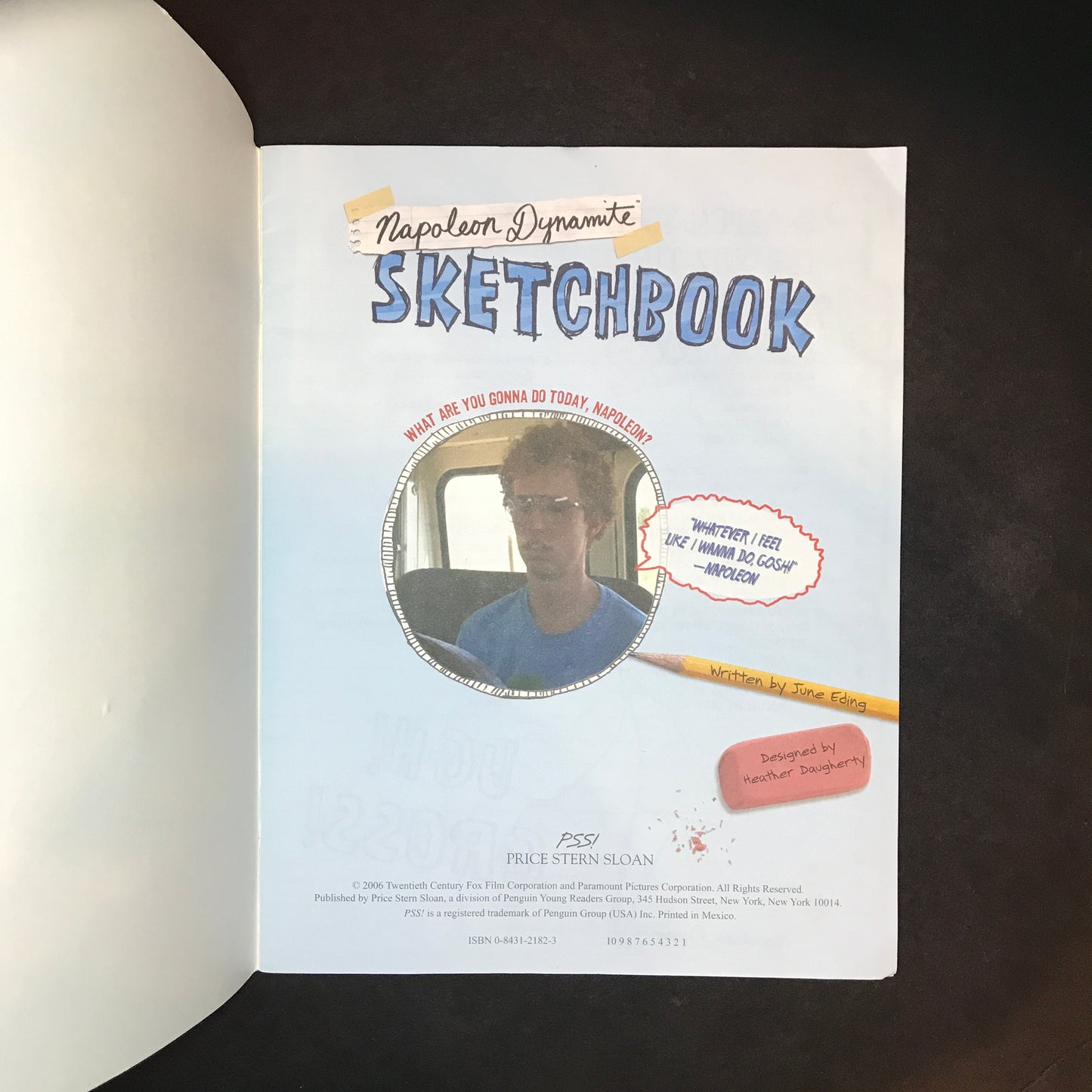 Napoleon Dynamite Sketchbook - June Eding and Heather Daugherty - 2006