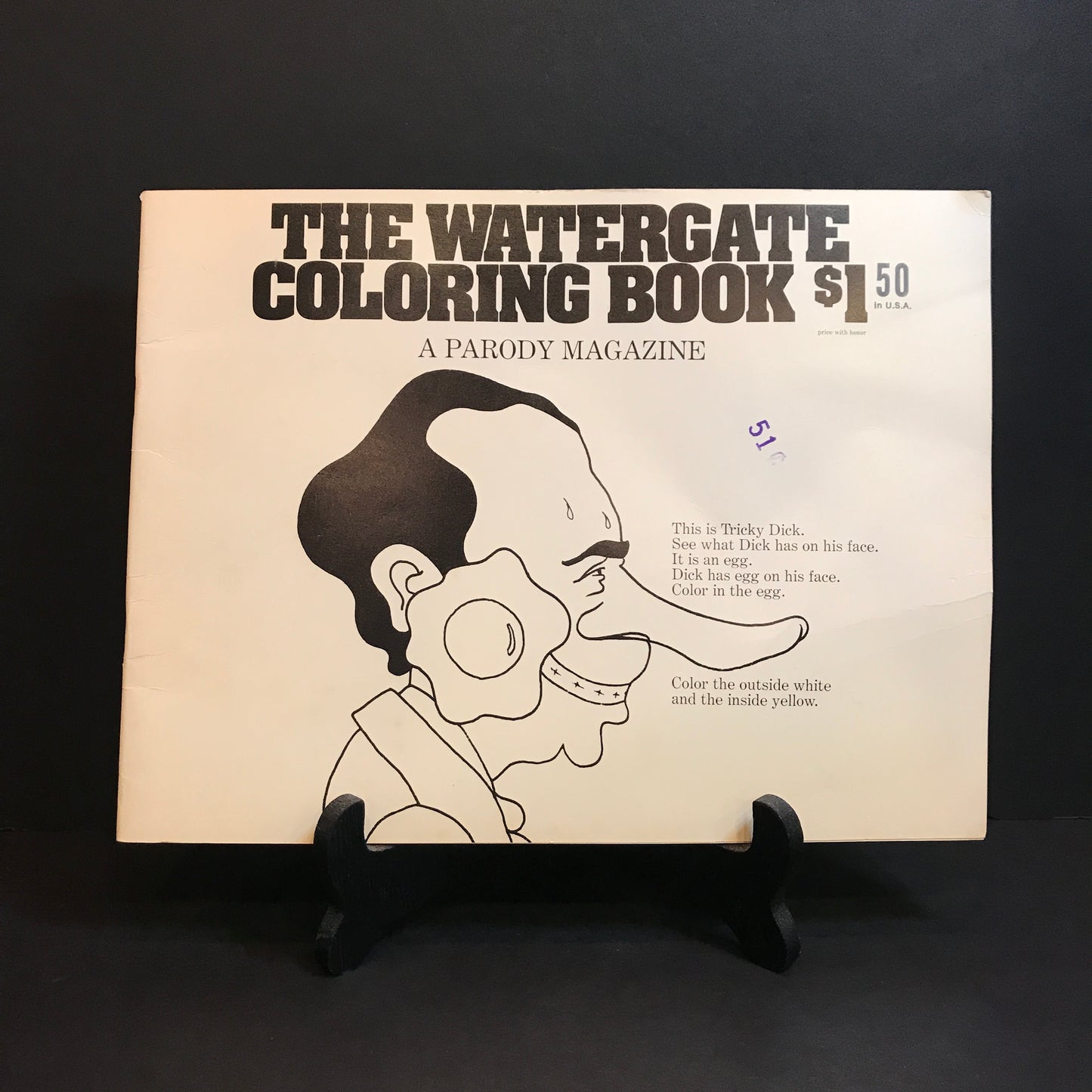 The Watergate Coloring Book - Watergate Publishing - Reprint - 1973