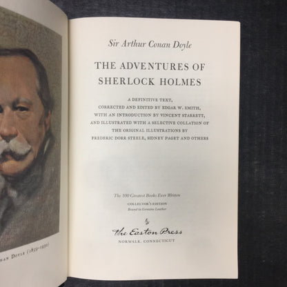 Adventures of Sherlock Holmes - Arthur Conan Doyle - Easton Press - 1981