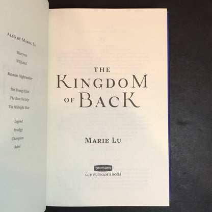 The Kingdom of Black - Marie Lu - Signed - 2020