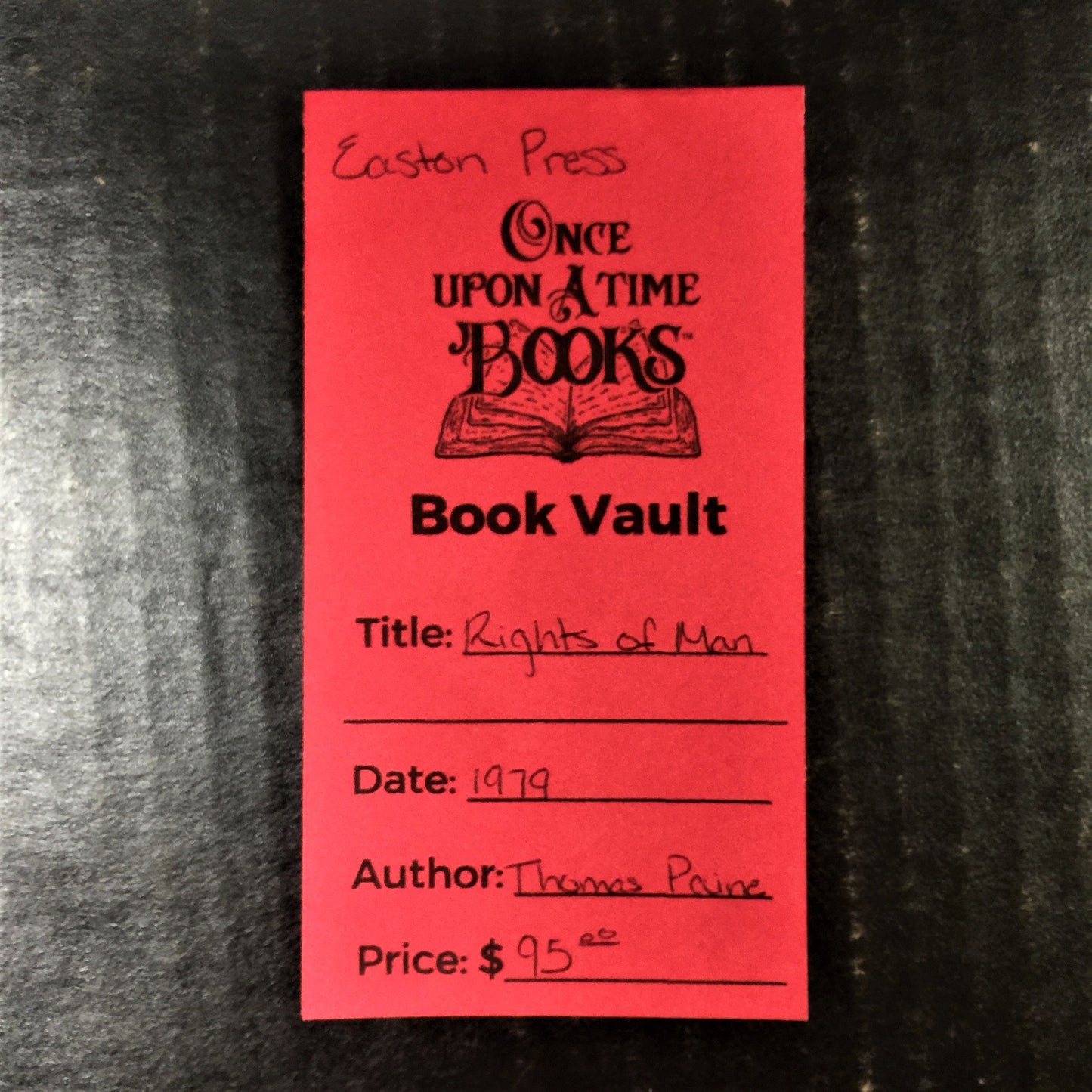 Rights of Man - Thomas Paine - Easton Press - 1979