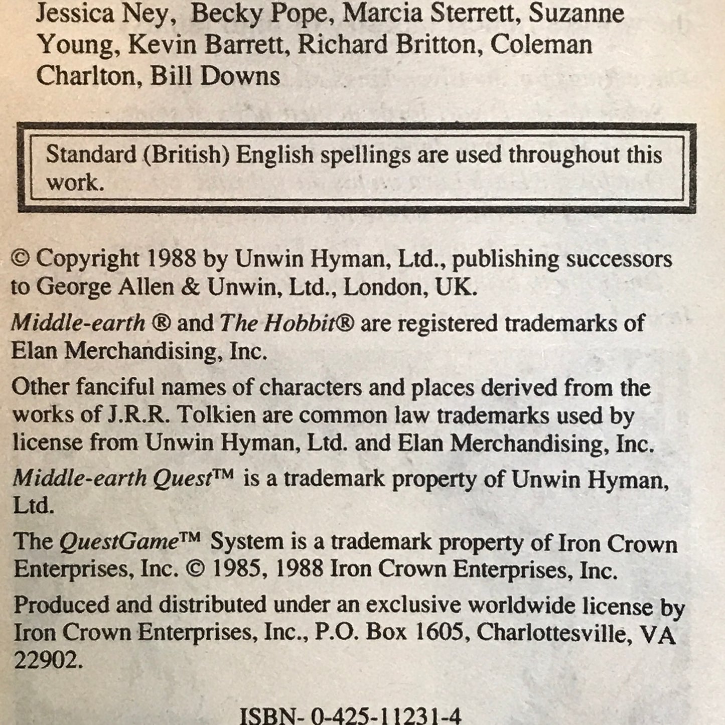 Middle-earth Quest: A Spy in Isengard - Terry K. Amthor - 1988