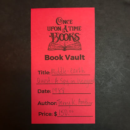 Middle-earth Quest: A Spy in Isengard - Terry K. Amthor - 1988