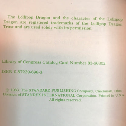 The Lollipop Dragon and the Writing Contest - Ingrid Shelton - 1983