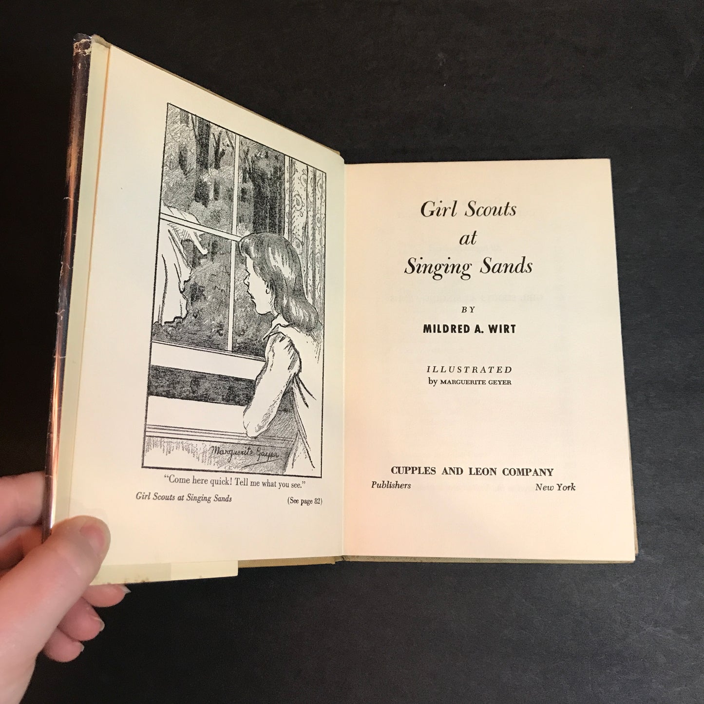 The Girl Scouts at Singing Sands - Mildred A. Wirt - Probable 1st - 1955
