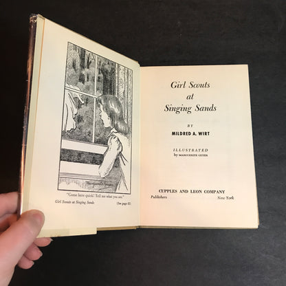 The Girl Scouts at Singing Sands - Mildred A. Wirt - Probable 1st - 1955