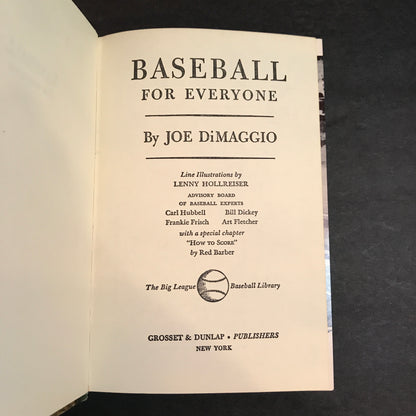 Baseball For Everyone - Joe DiMaggio - 1948