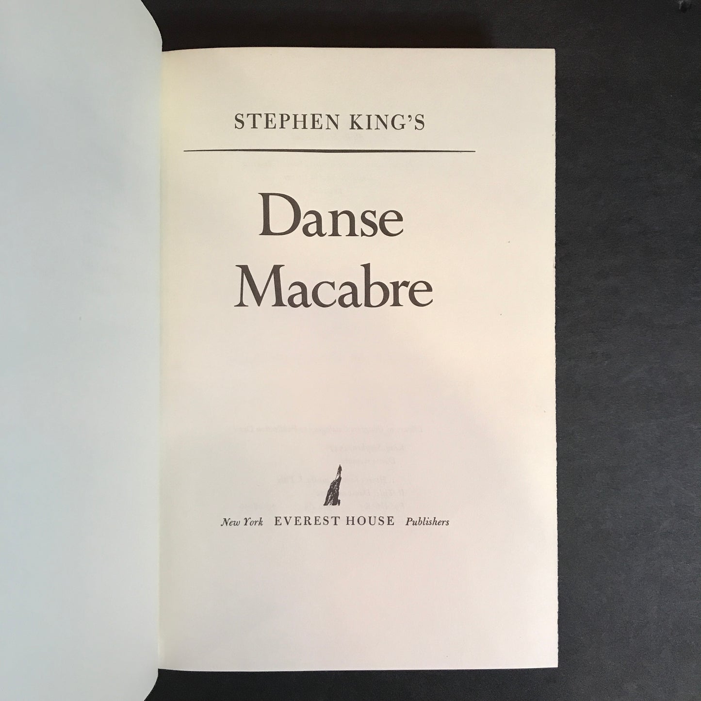 Danse Macabre - Stephen King - 1st Edition - 1981