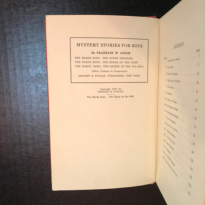 The Hardy Boys - The House on the Cliff - Franklin W. Dixon - Early Print - Possible 2nd Print - 1927