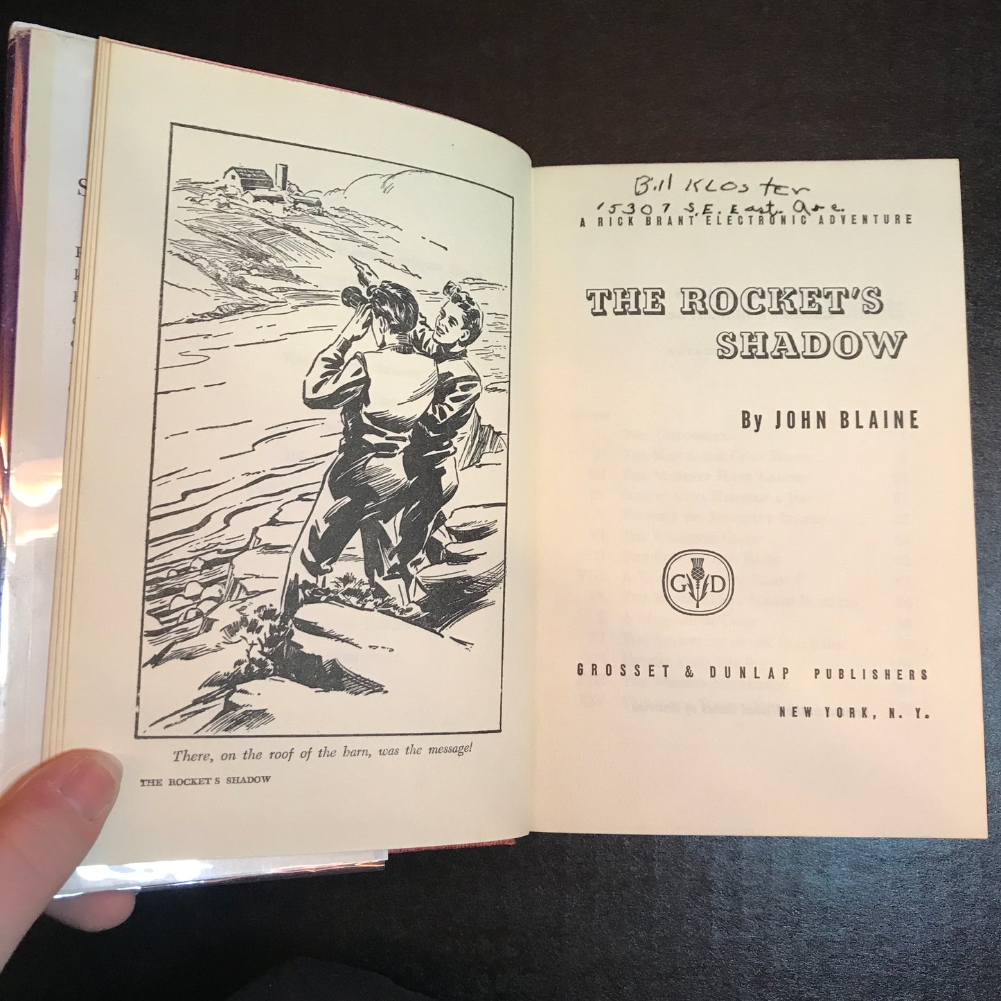 Rick Brant - The Rocket's Shadow - John Blaine - DJ - 1947