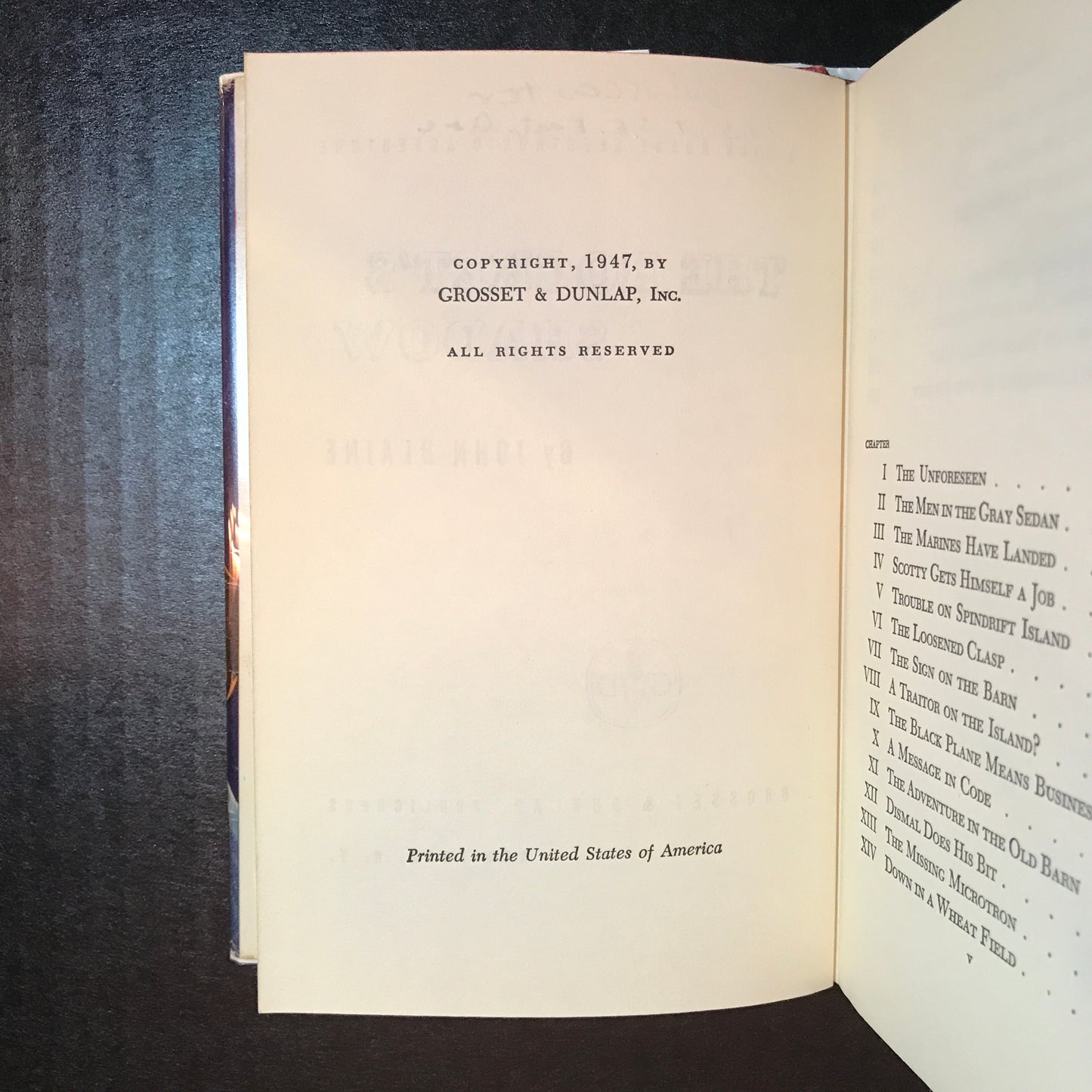 Rick Brant - The Rocket's Shadow - John Blaine - DJ - 1947