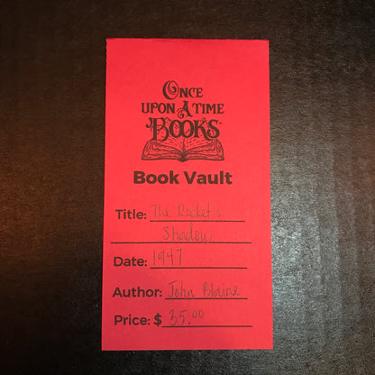 Rick Brant - The Rocket's Shadow - John Blaine - DJ - 1947