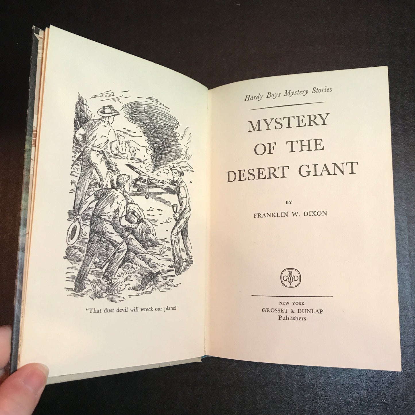 The Hardy Boys - Mystery of the Desert Giant - Franklin W. Dixon - 1st Edition - 1961