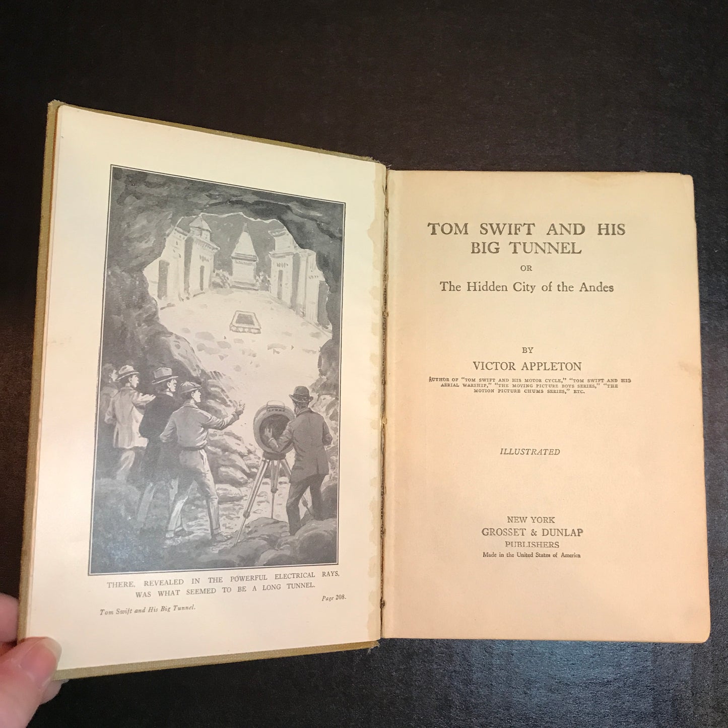 Tom Swift And His Big Tunnel - Victor Appleton - 1st Edition - 1916