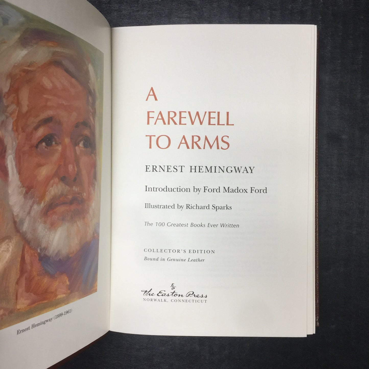 A Farewell to Arms - Ernest Hemingway - Easton Press - 2003