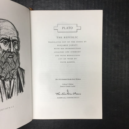 The Republic - Plato - Easton Press - 1980