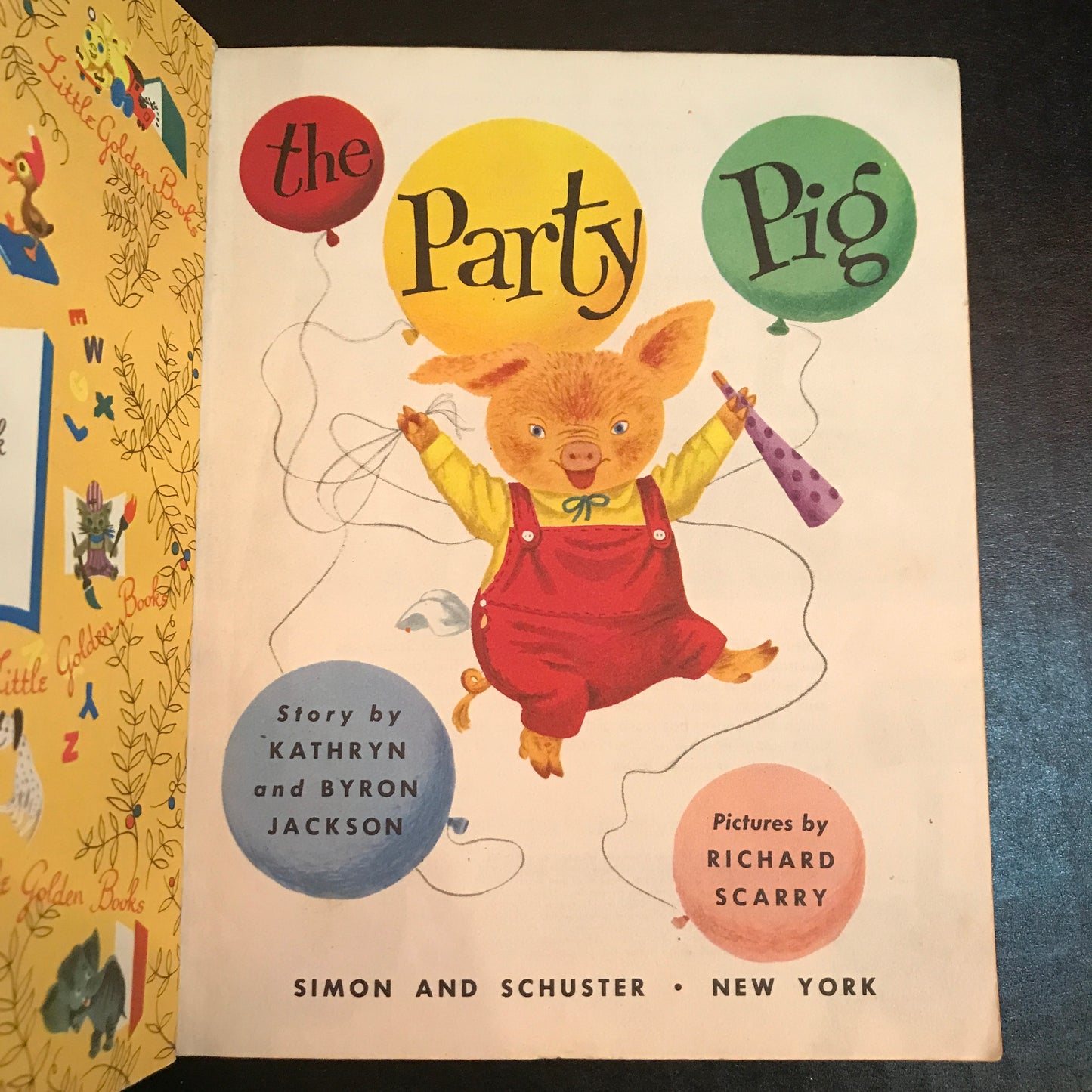 The Party Pig - Kathryn & Byron Jackson - "A" Print - 1954