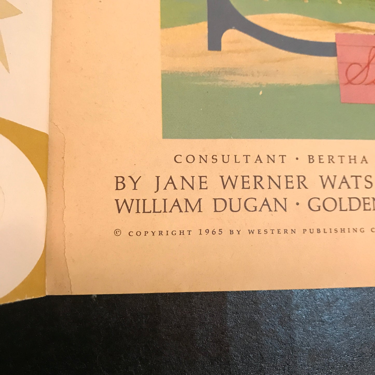 The Second Book of S - Jane Werner Watson - "A" Print - 1965