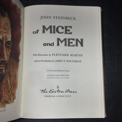 Of Mice and Men - John Steinbeck - Easton Press - 1977