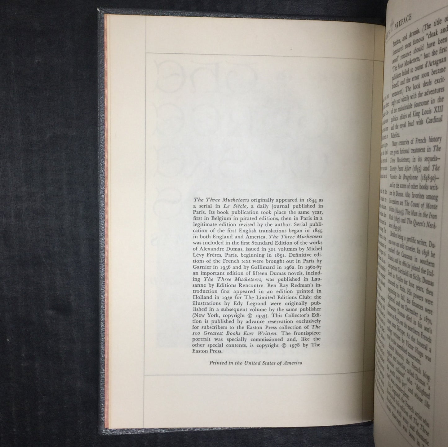 The Three Musketeers - Alexandre Dumas - Easton Press - 1978