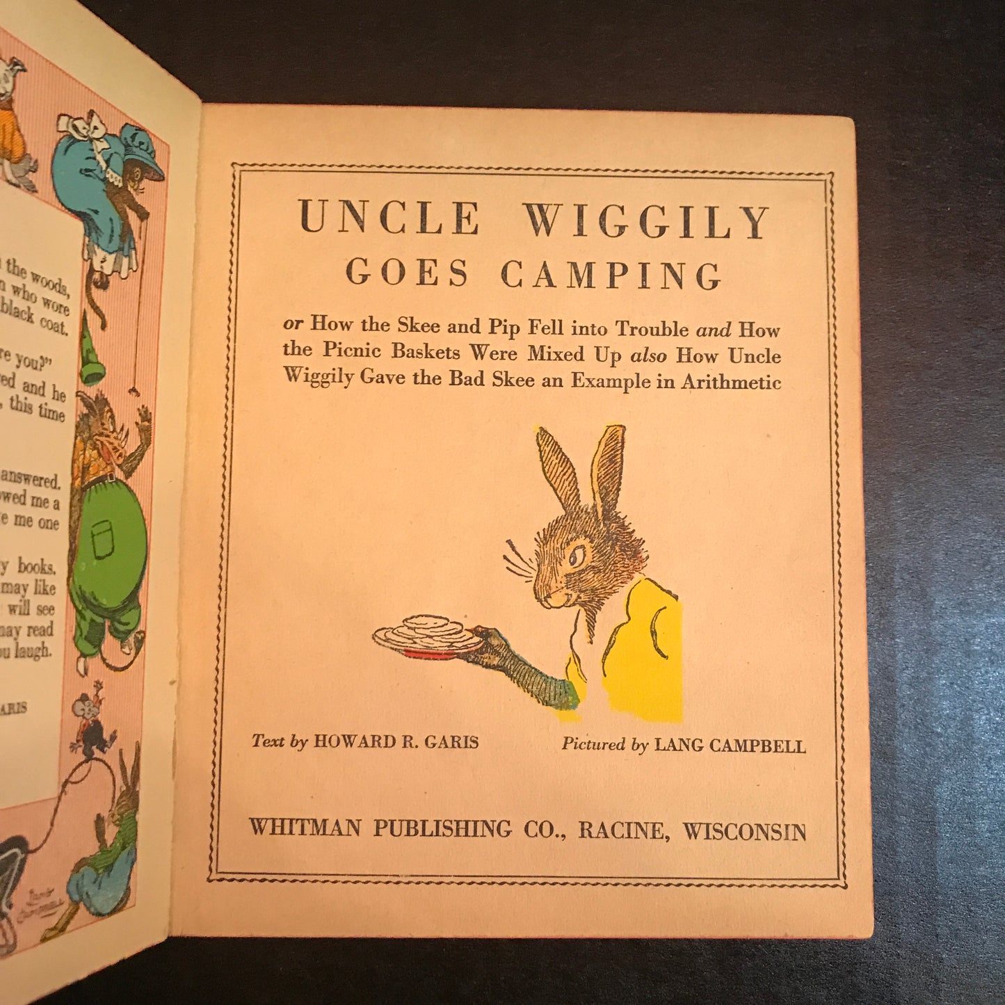 Uncle Wiggily Goes Camping - Howard R. Garis - 1940