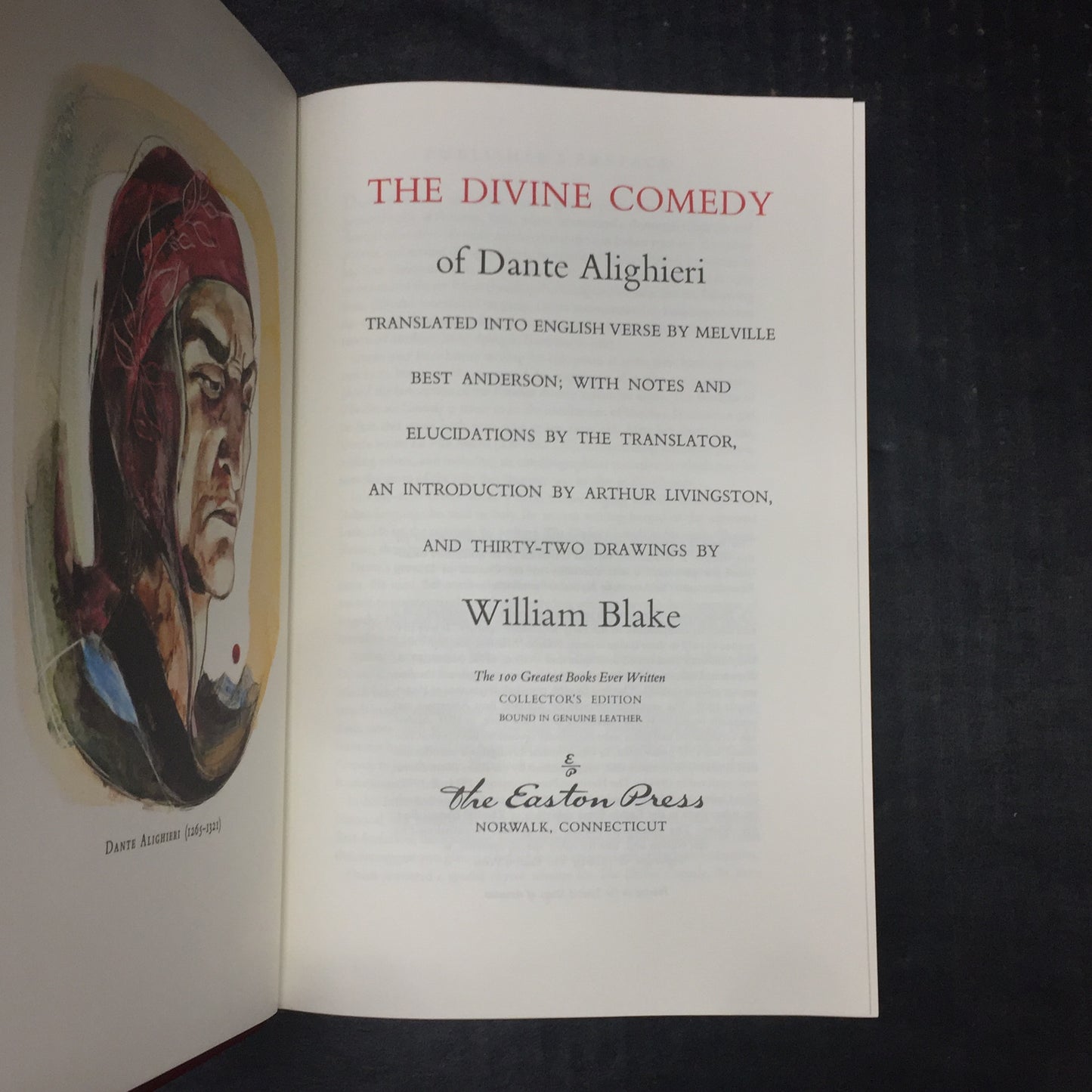 The Divine Comedy - Dante Alighieri - Easton Press - 1978