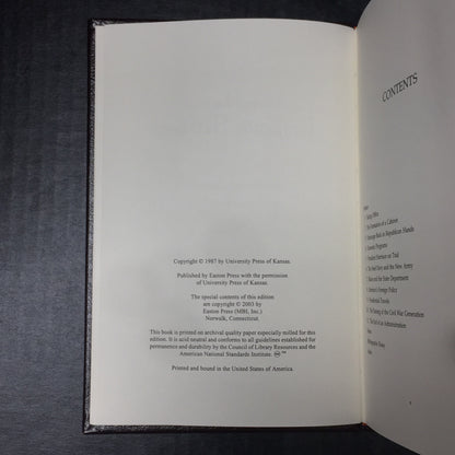 The Presidency of Benjamin Harrison - Homer Socolofsky and Allan Spetter - Easton Press - 2003