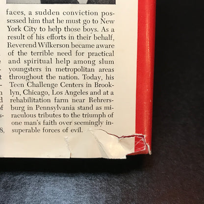 The Cross and the Switchblade - David Wilkerson - Signed - 1963