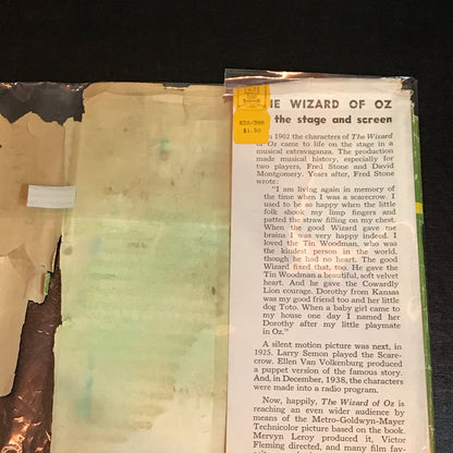 The Wizard of Oz - L. Frank Baum - Movie Tie-In Edition - 1939
