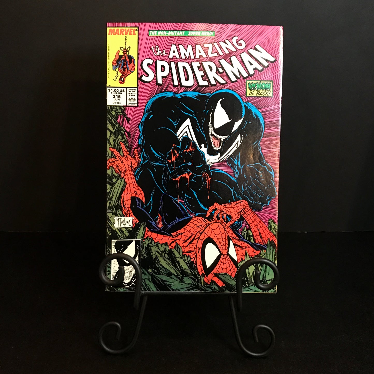 The Amazing Spider-Man #316 - David Michelinie - First Venom Cover - 1989