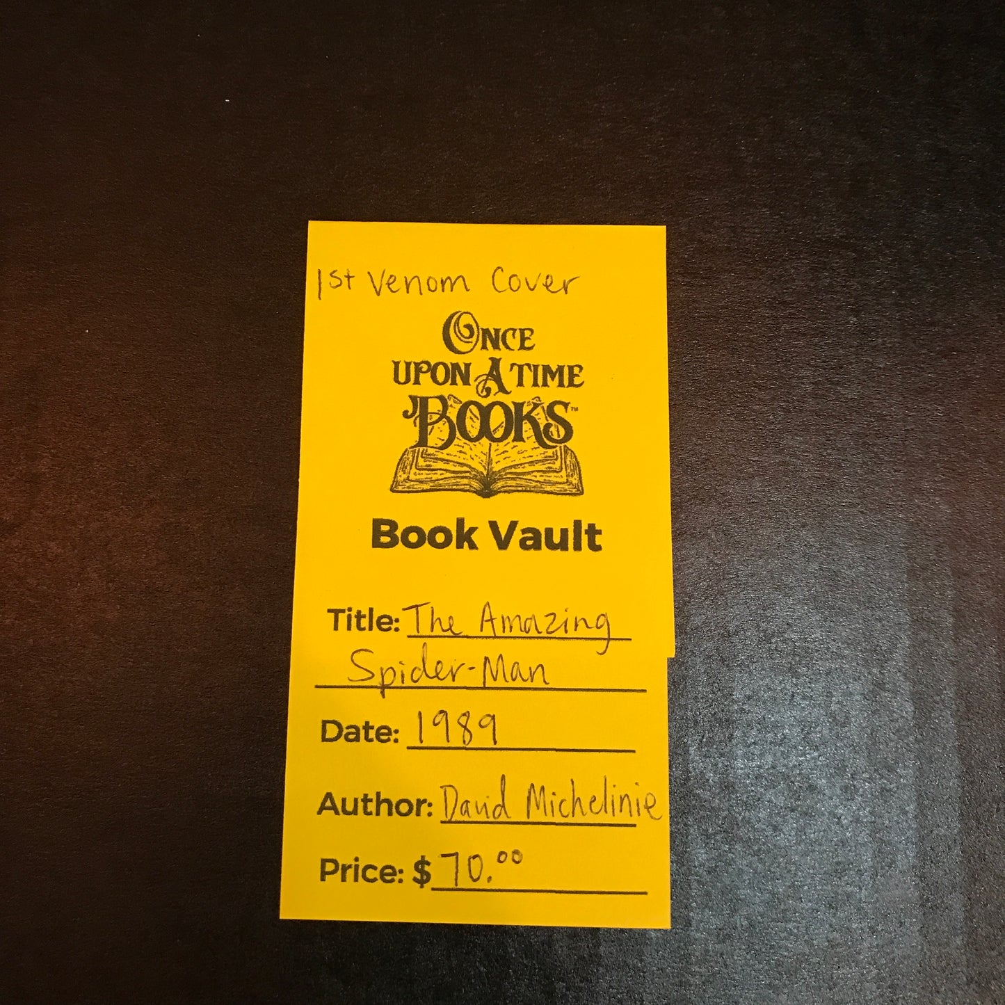 The Amazing Spider-Man #316 - David Michelinie - First Venom Cover - 1989